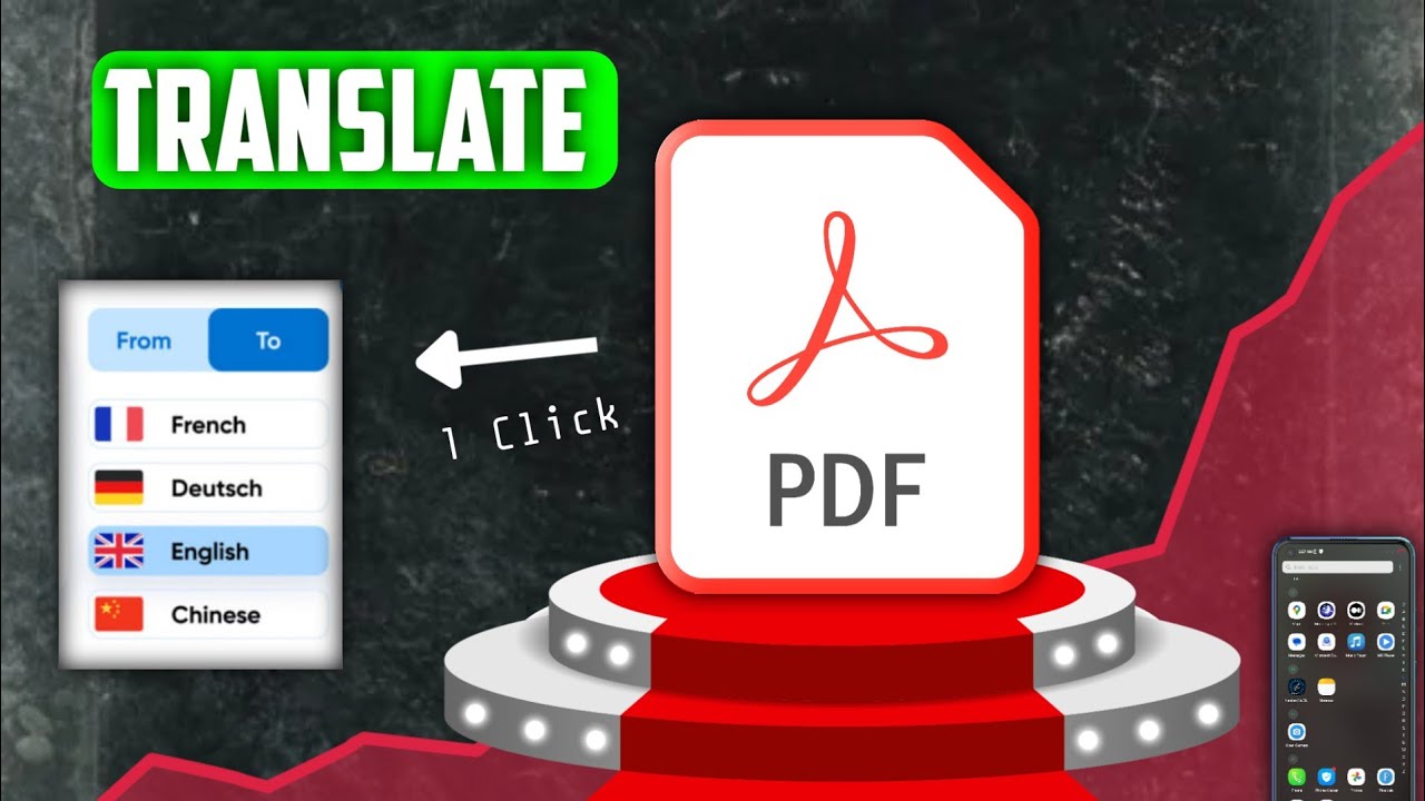 How to translate PDF files to different languages on Mobile | How to Mobile