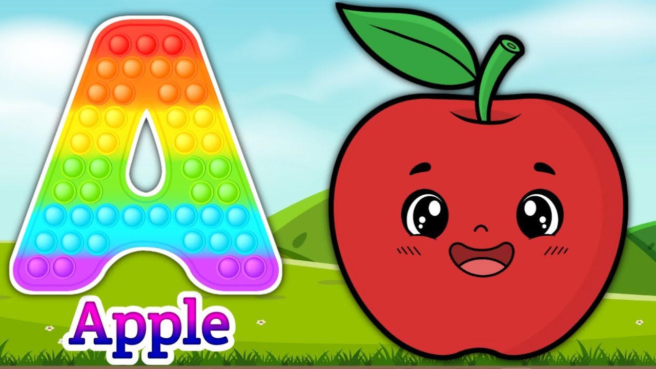 TT 20. APPLE | ए फॉर एप्पल 🍎| बी फॉर बॉल ⚽ | एबीसीडी की स्पेलिंग | apple ki spelling |  a for apple