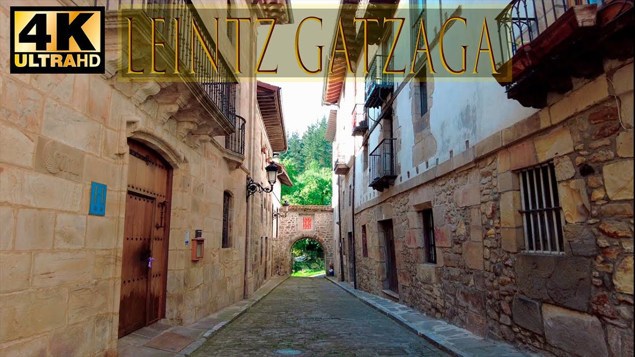 Leintz Gatzagal Gipuzkoa |  original sound city Walk | walking | osmo pocket 4K HD | 60fps