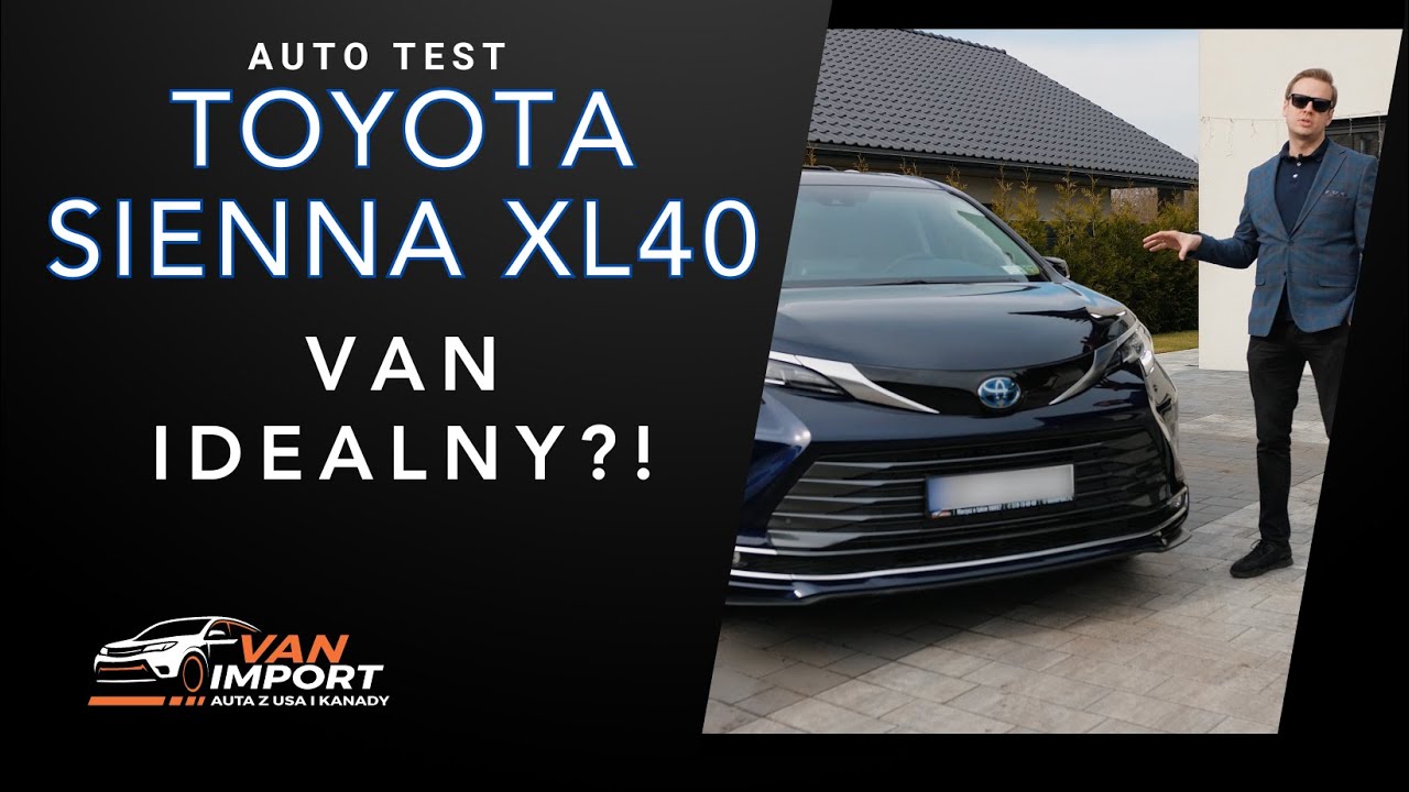 Toyota Sienna HYBRID AWD 2023 to van idealny !!