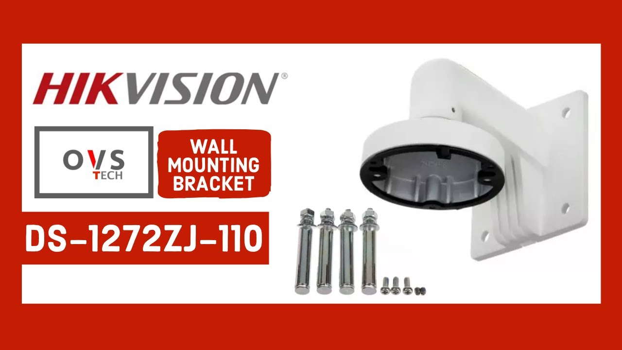 Unboxing Wall Mounting Bracket Hikvision DS-1272ZJ-110 For Dome Camera