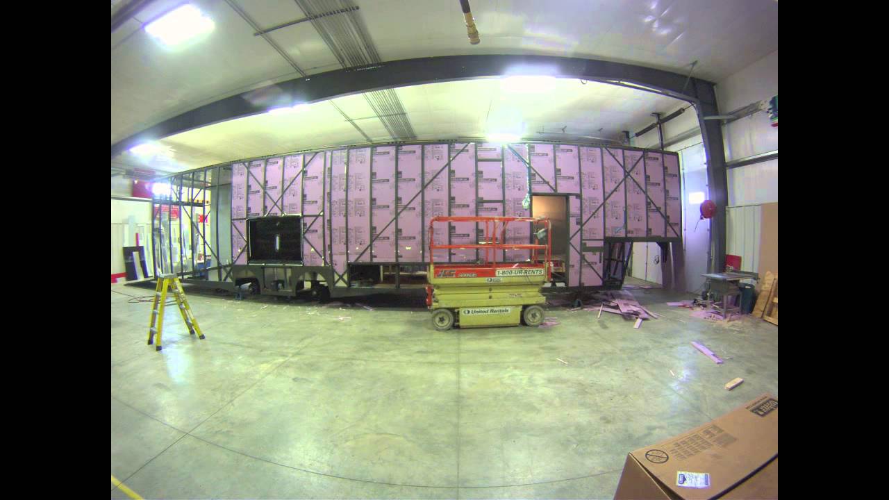 Custom 53' Trailer (Toy Hauler) Build Time-Lapse