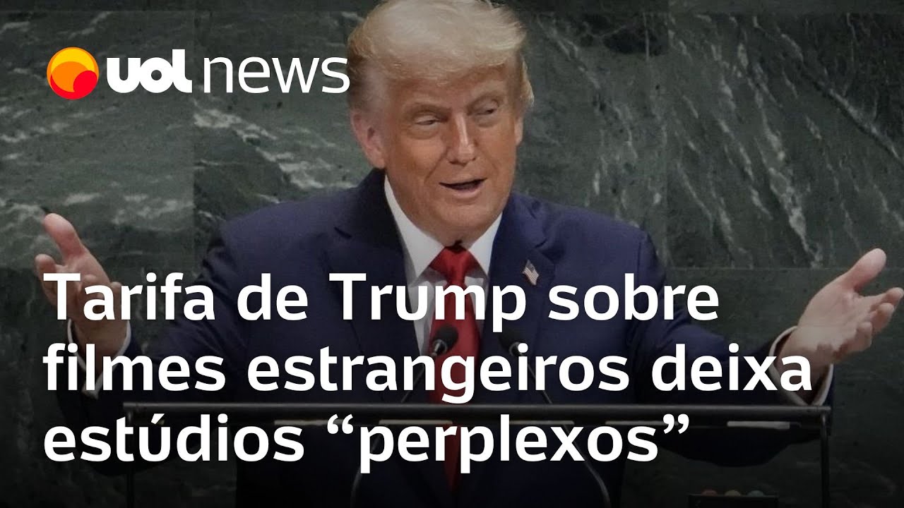 Trump anuncia taxa de 100% sobre filmes feitos fora dos EUA e deixa estúdios 'perplexos'