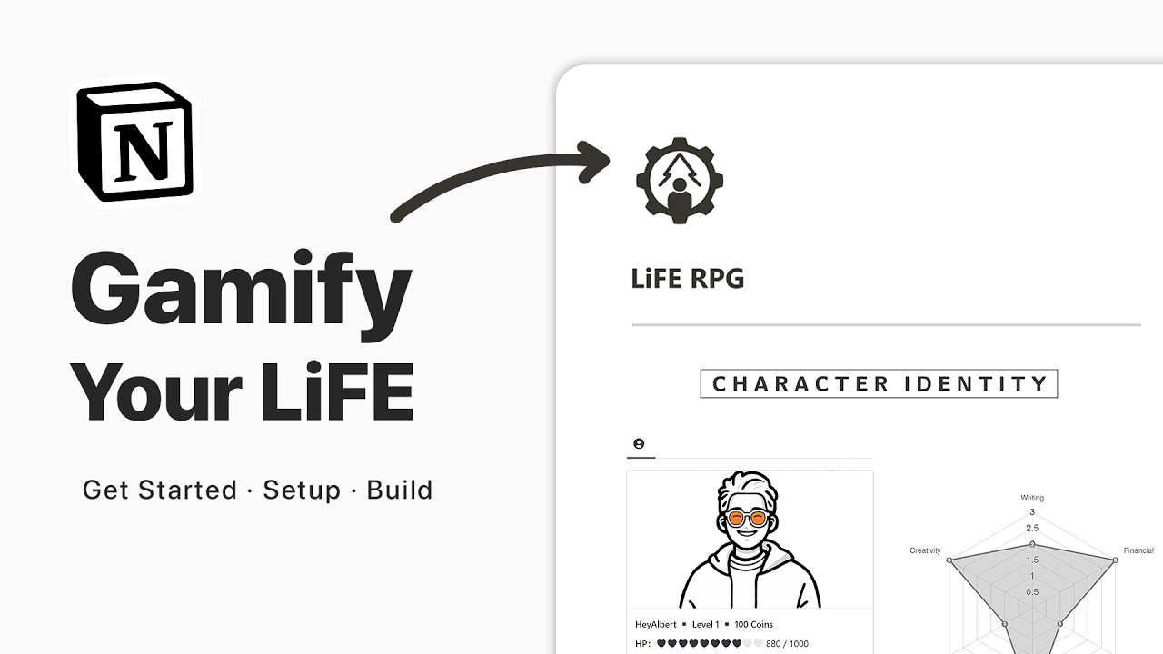 Gamify Your Life with Notion LiFE RPG: How to Get Started.