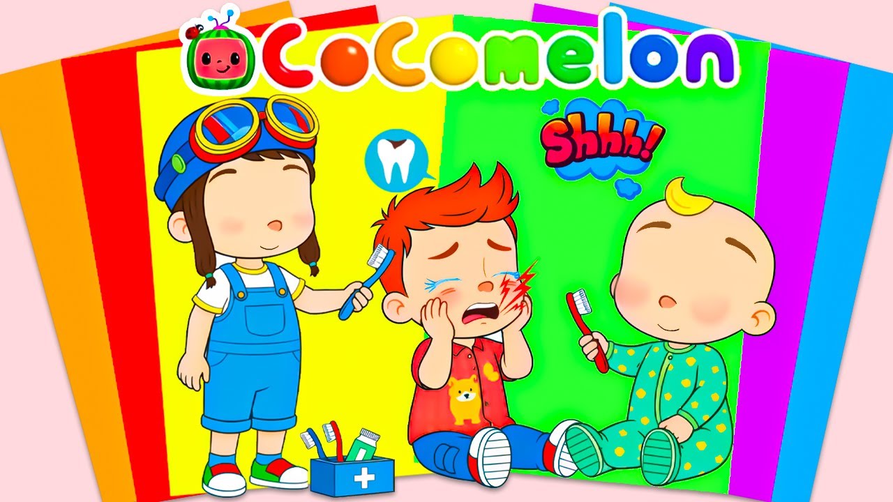 What Happens If You Stop Brushing Your Teeth?… Nico’s Toothache Story | Sticker Book DIY