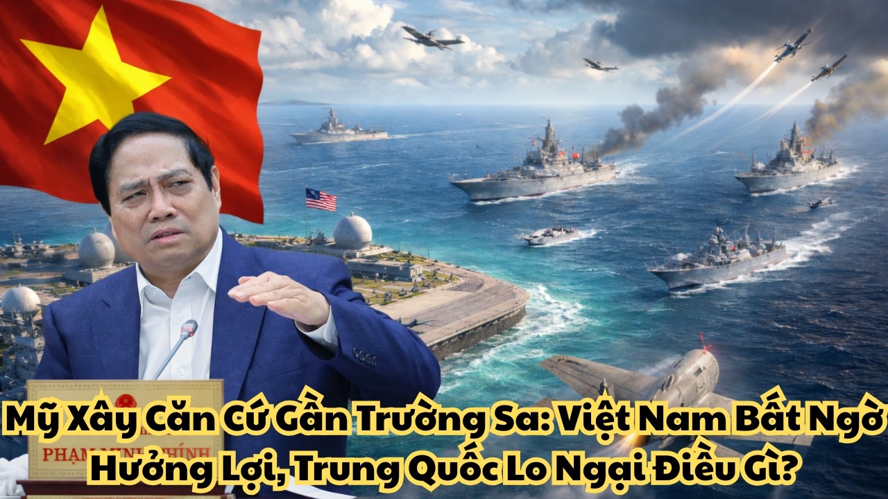 Mỹ Xây Căn Cứ Gần Trường Sa Việt Nam Bất Ngờ Hưởng Lợi, Trung Quốc Lo Ngại Điều Gì