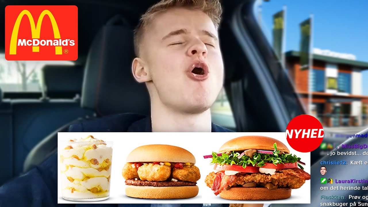 Smager ALT nyt på McDonalds! (Koldskål McFlurry, Homestyle & TOPS Burger)