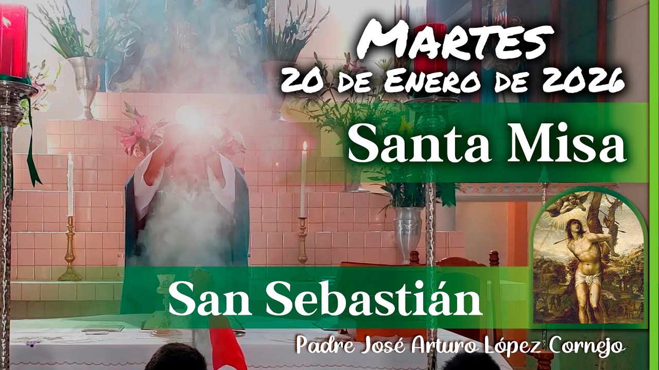 ✅ MISA DE HOY martes 20 de Enero del 2026 - Padre Arturo Cornejo