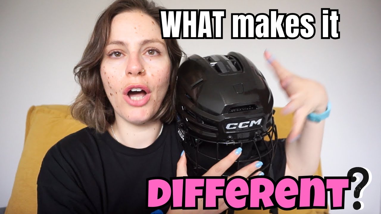 They Made a Helmet for Women?! | Beginner Reacts: CCM FTW Unboxing + First Try On