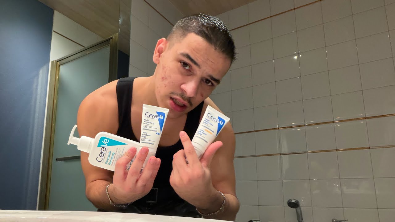 ASMR Skincare Routine Homme | CeraVe Men 🧴💧 Relaxing & Clean Sounds 