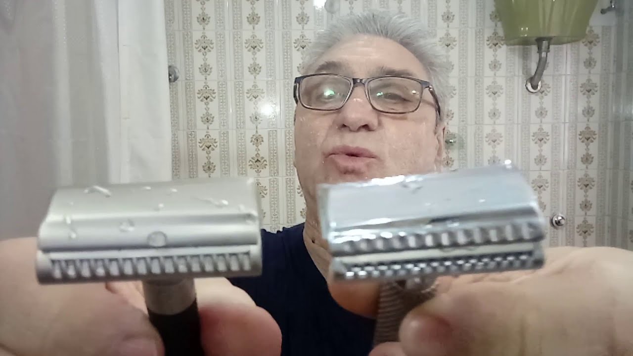 Parker semi slant Vs German 37 slant armati con lametta Astra Verde. #rasaturatradizionale #slant