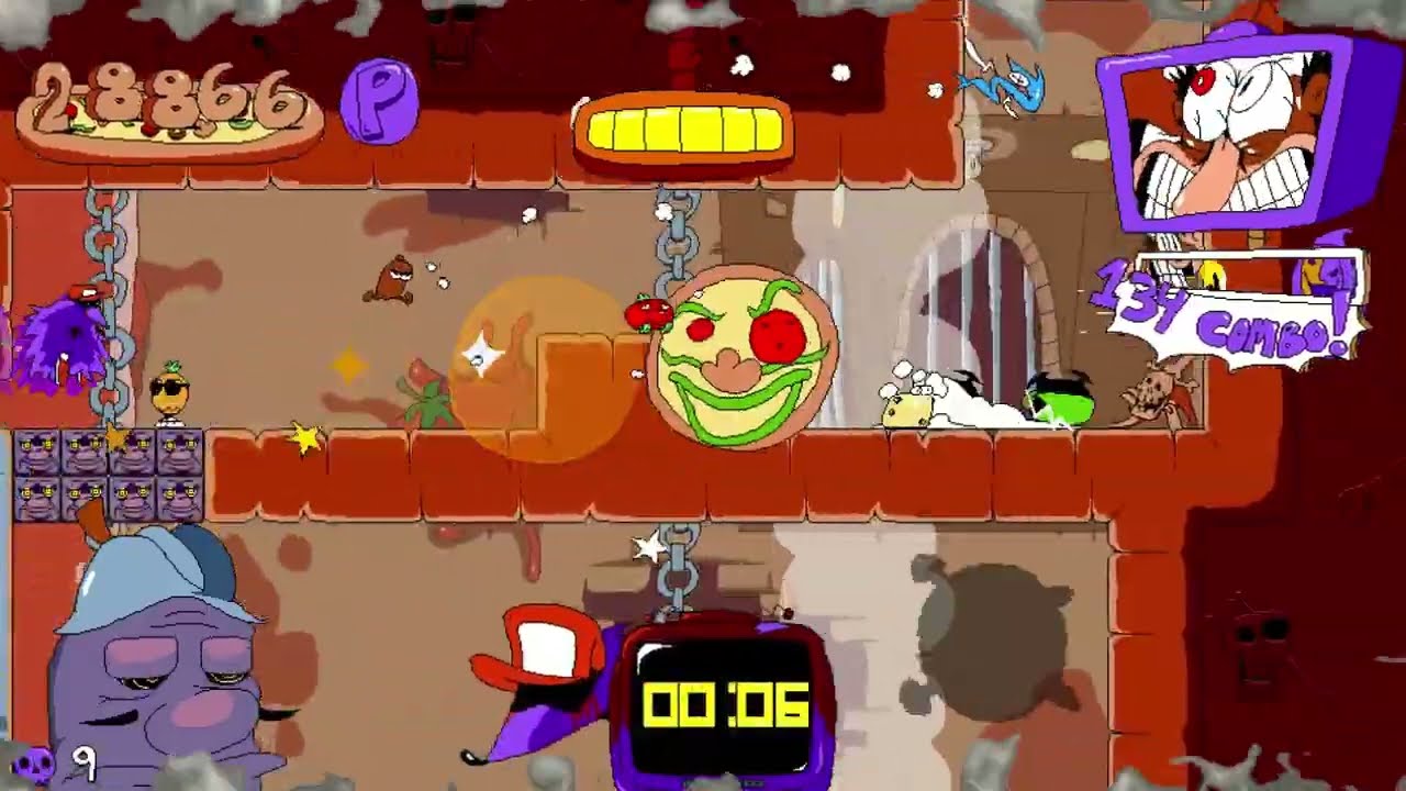 Pizza Tower Frenzy facade of laps Demo , P Rank Lap 5 Expert Mode.