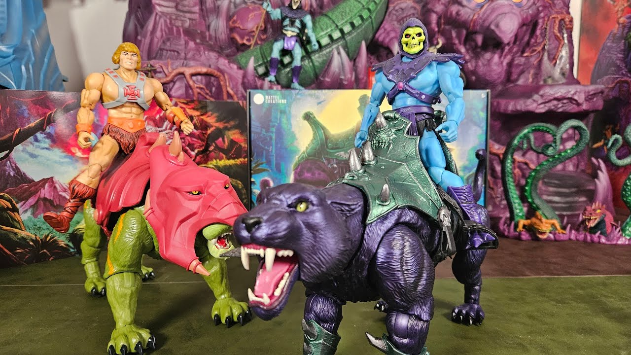 Panthor New Eternia & Skeletor 40th Aniversario / Battle Cat Masterverse