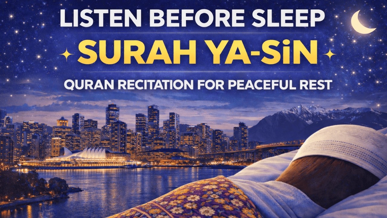 Surah Yasin for Deep Sleep | Peaceful Quran Recitation with English Translation