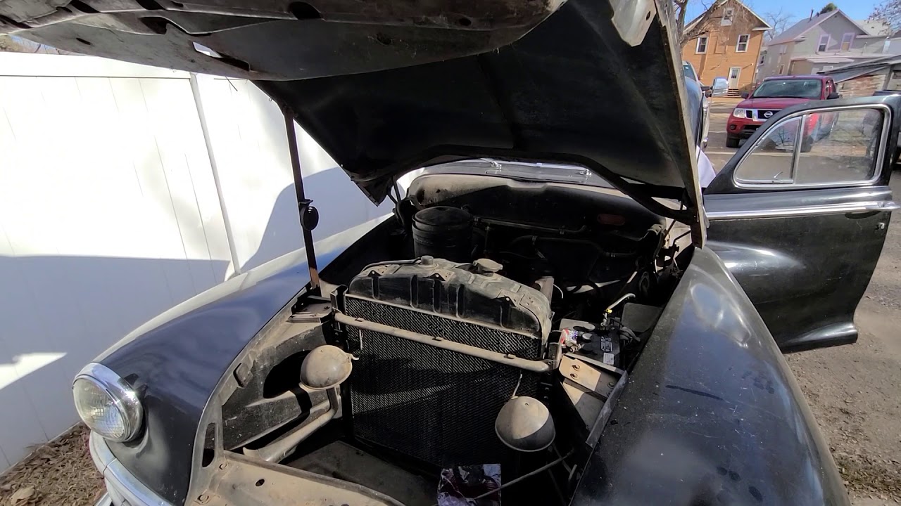 1949 Chrysler Windsor. runs. Huron SD online Only Auction.  Dec 15th  2020 www.benmeyerauctions.com