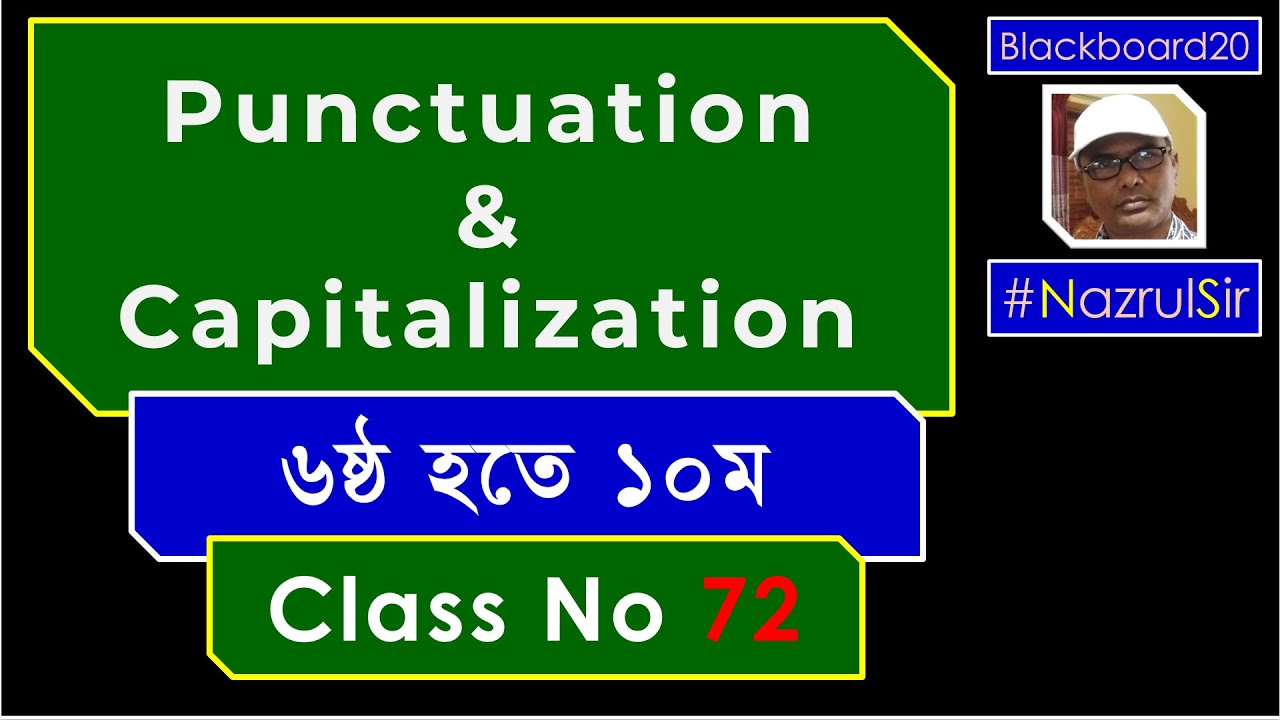 How to insert punctuation marks, capital letters and inverted commas | Bangla tutorial |2021