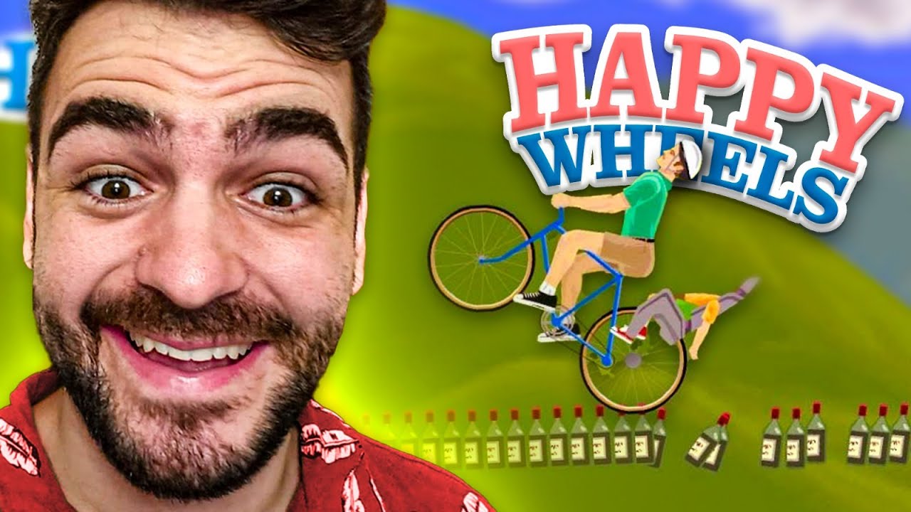TUMBAO JUEGA HAPPY WHEELS😂