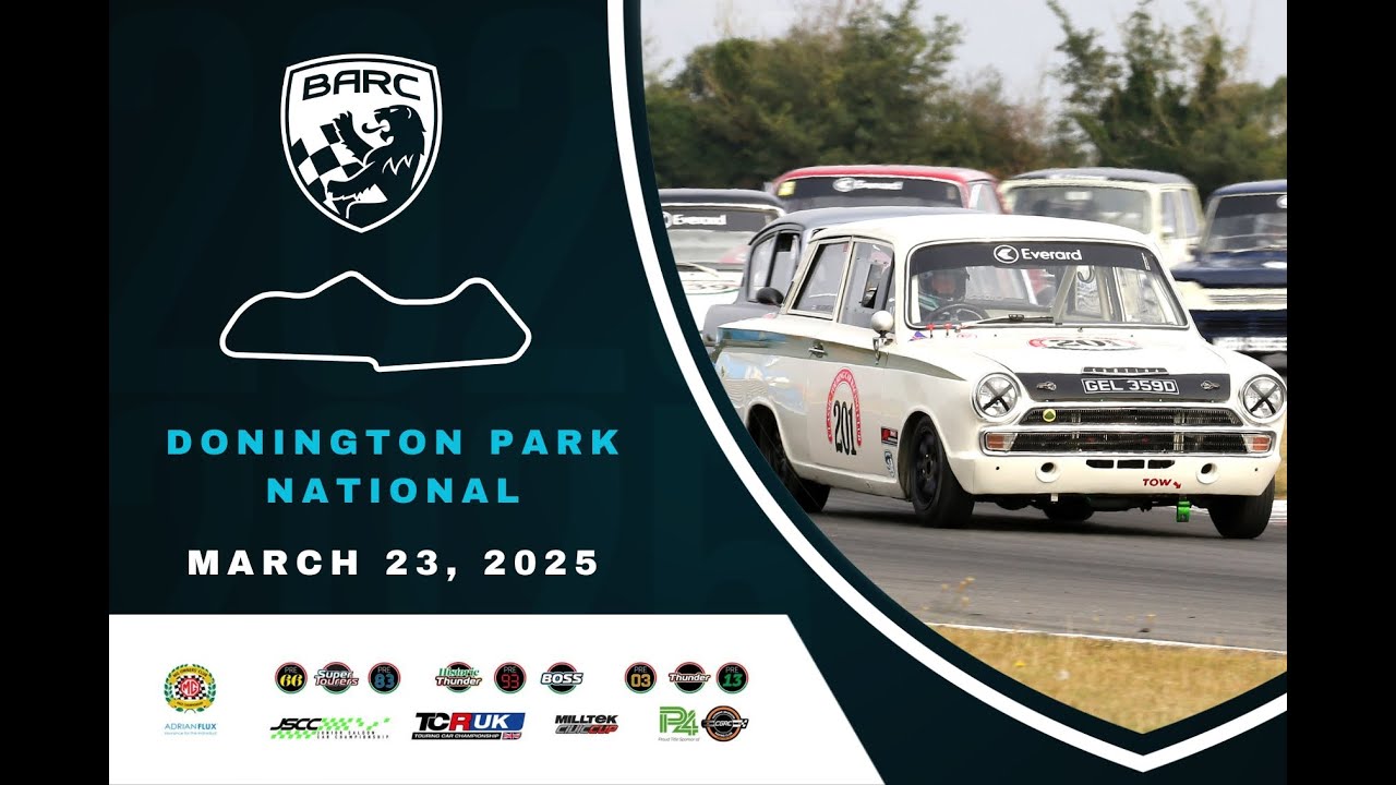 BARC LIVE - 2025 SEASON OPENER | Donington Park | March 23