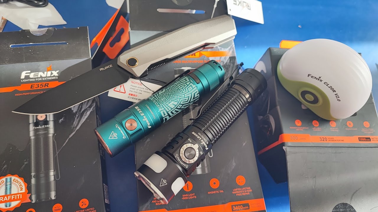 Первая Распаковка 2026, новинок мало не бывает! #unboxing #edc #flashlight #light #fenix #knife