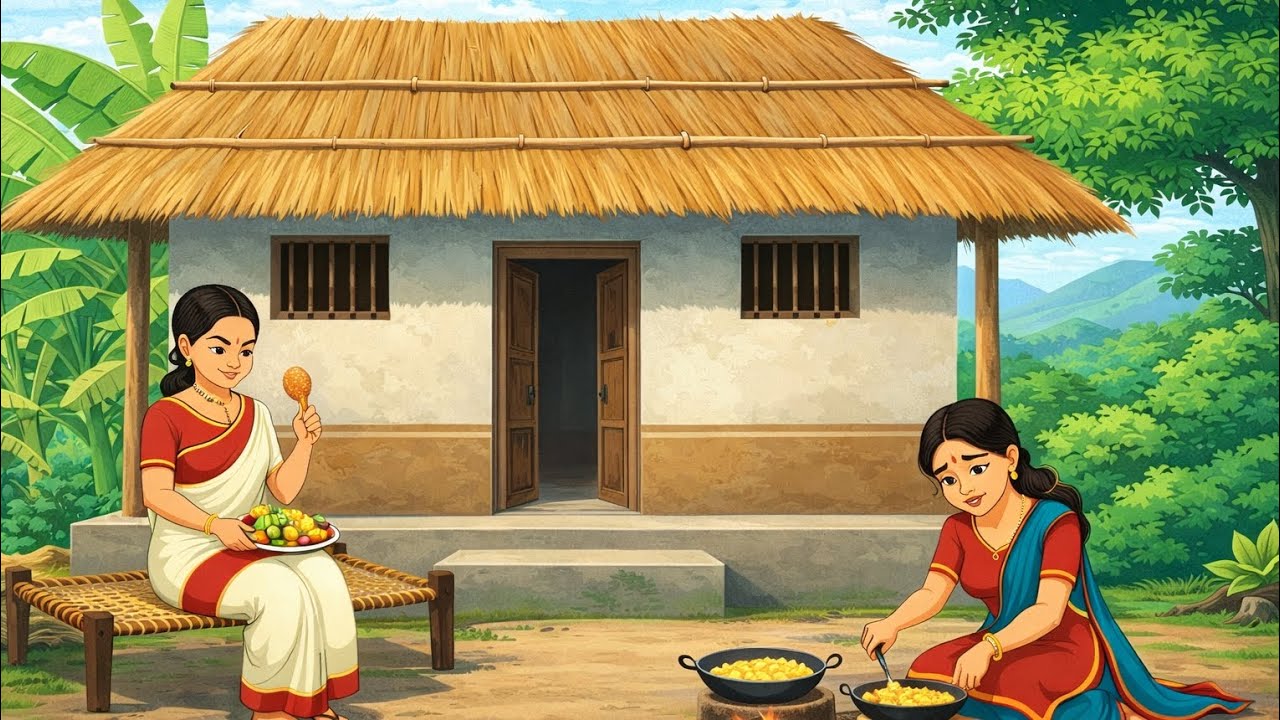 दो बहनों की अनोखी किस्मत | Hindi Story | Cartoon Story | Hindi Kahaniyan | Hindi Moral Stories