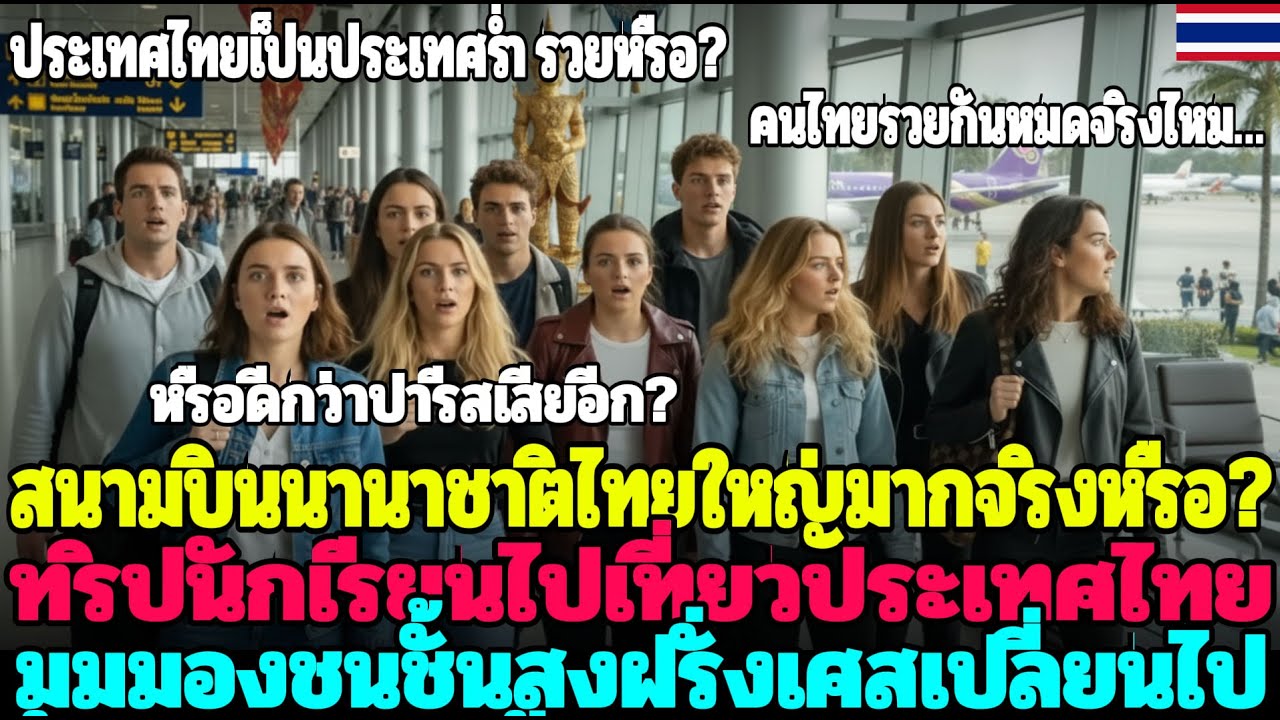 นักเรียนฝรั่งเศสช็อกที่สนามบินไทย จนตัดสินใจกลับมาอีกครั้ง!