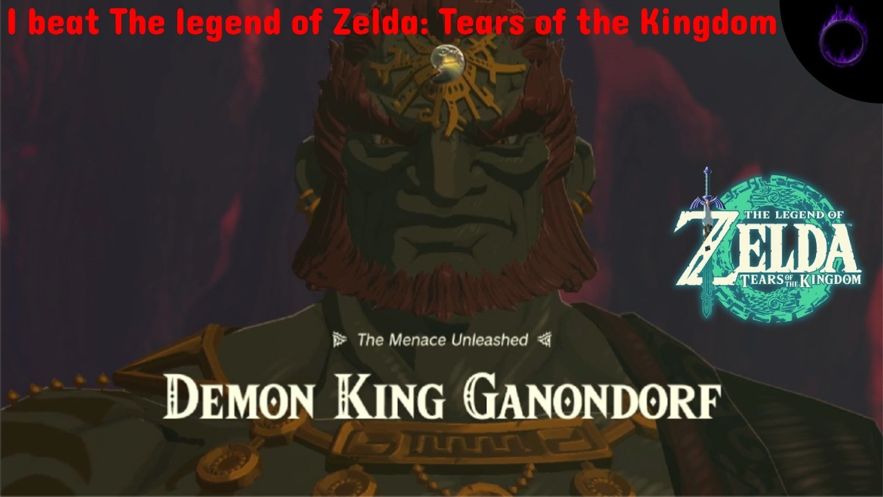 I beat The Legend of Zelda: Tears of the Kingdom!