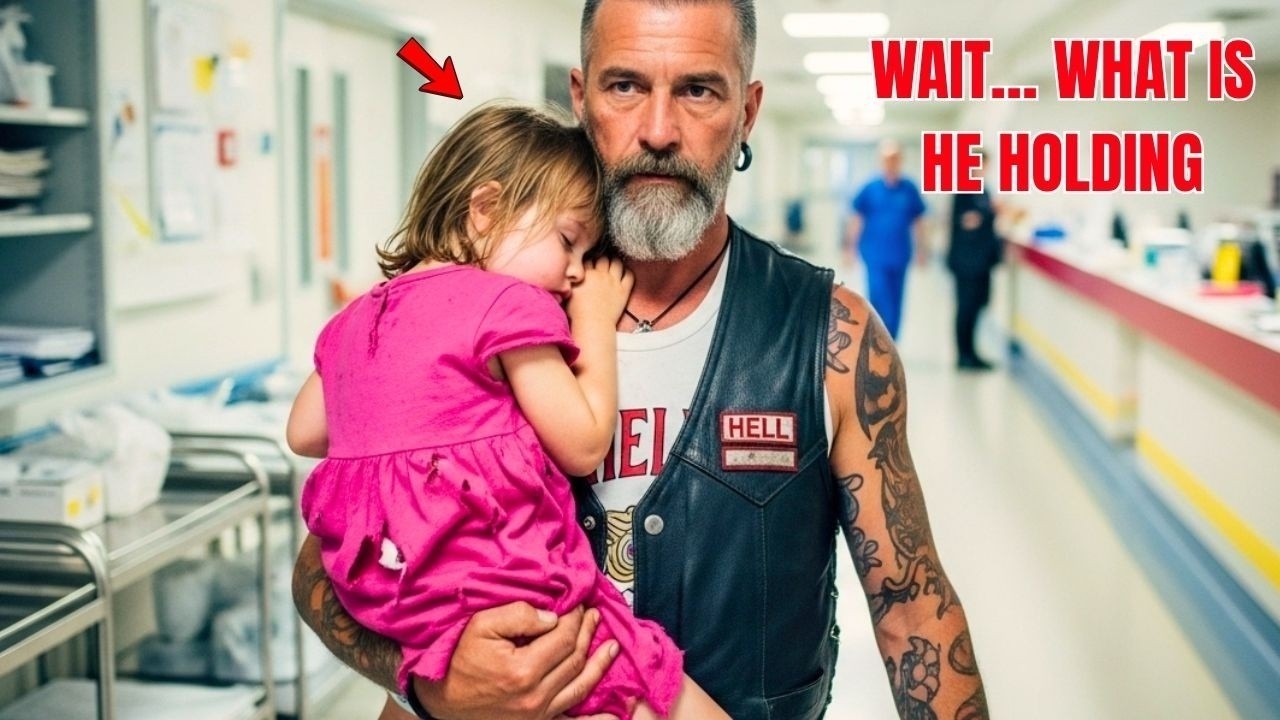 “Wait… What Is He Holding ”The Hospital Froze When the Hells Angels Leader Walked In — Then They Saw