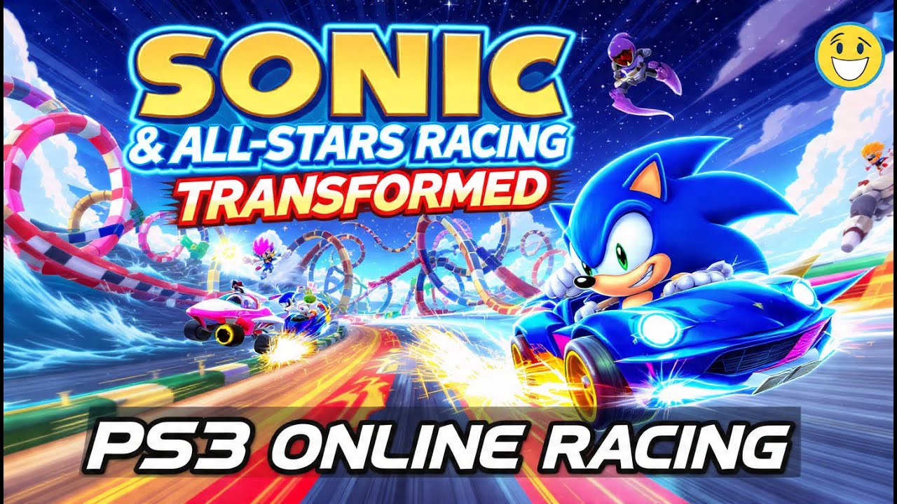 ¡CARRERAS TRANSFORMADAS ÉPICAS! Sonic All-Stars Racing PS3 ONLINE 🔥
