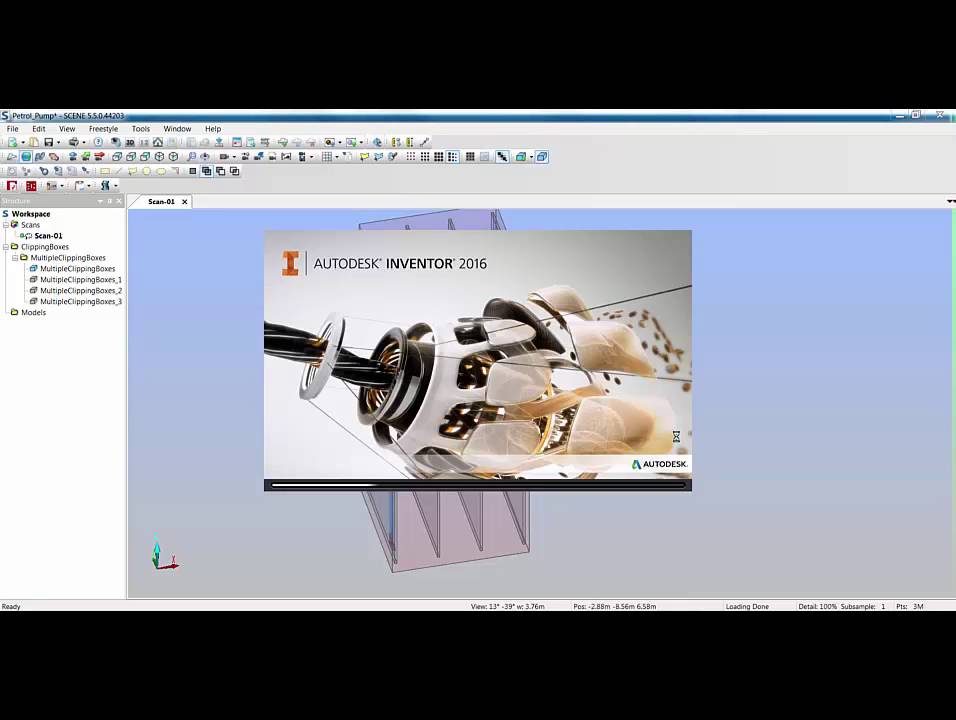 FARO SCENE Point Cloud to Autodesk Inventor Part 1