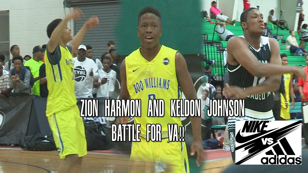 Keldon Johnson and Zion Harmon Lead In Battle For VA! Boo Williams Vs Team Loaded Full Highlights