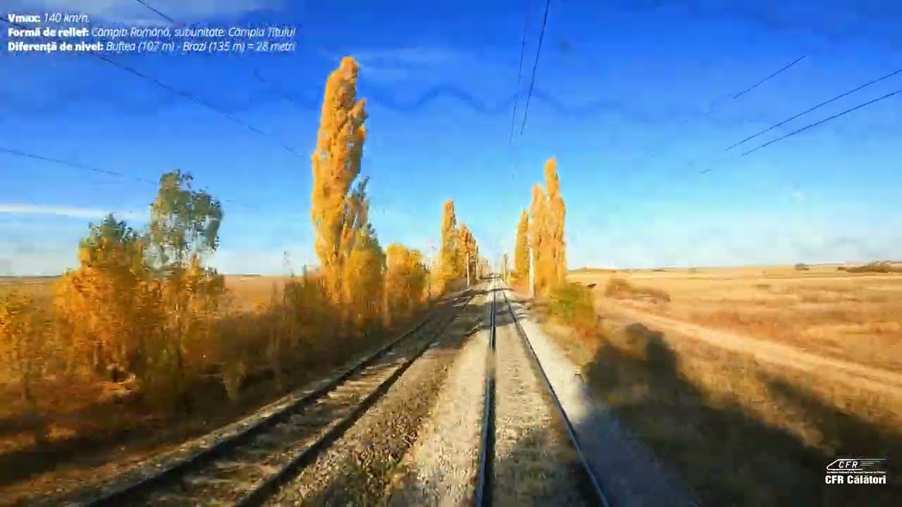 🚂🚃🚃🚃 Cab View București Nord - Brașov 🛤️🍁⛰️ CFR Călători 🚂🚃🚃🚃🚃🚃🚃🚃