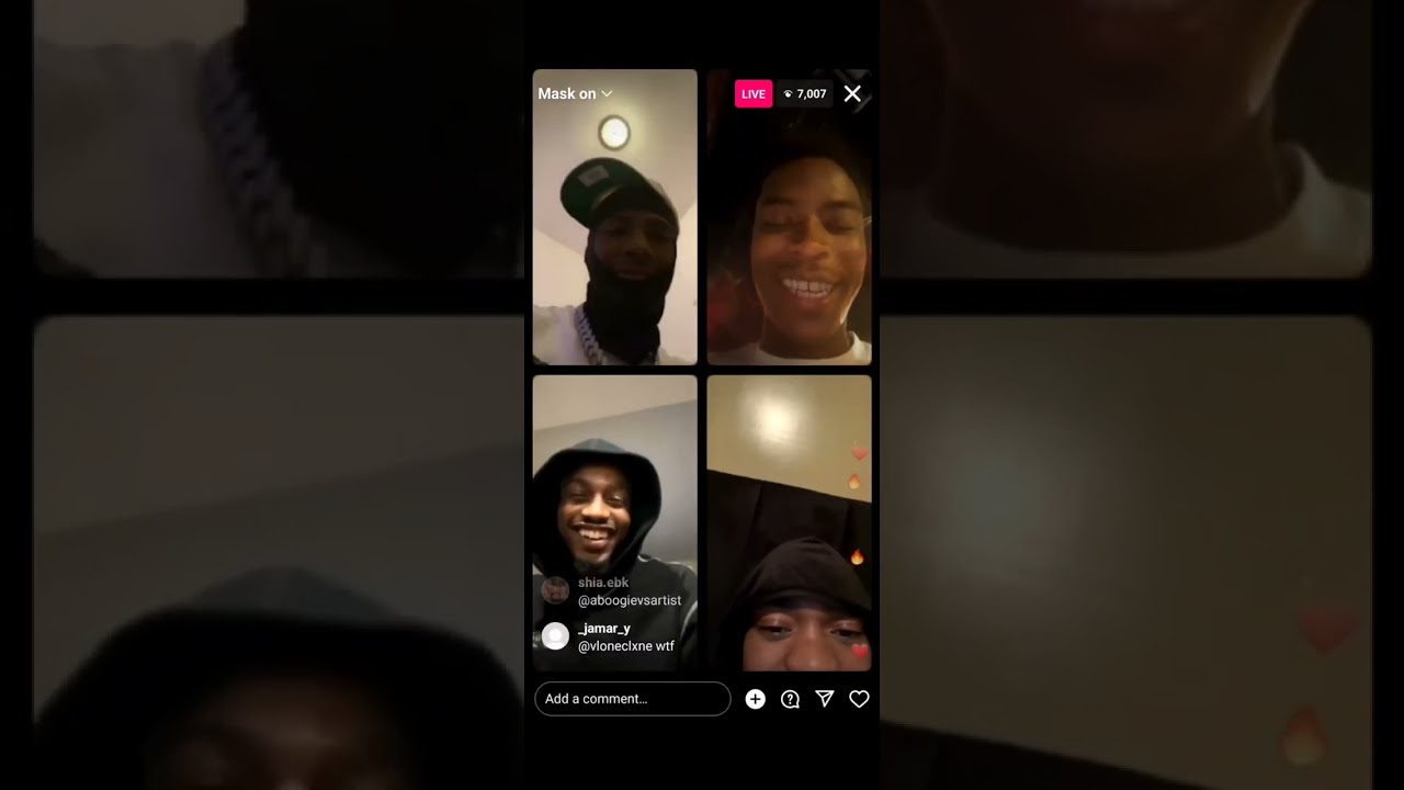 Lil Tjay, Sha ek, 26Ar, Pgf Nuk IG LIVE (Lil tjay says sha ek ducking)