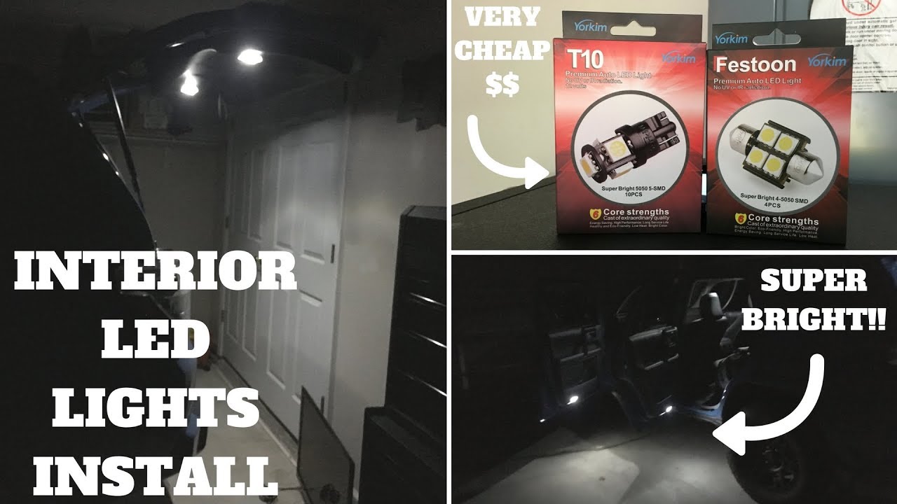 Super Bright!! 4Runner LED Interior How To