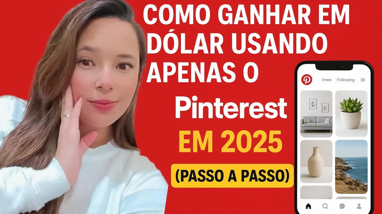 Como Ganhar em Dólar usando apenas o Pinterest em 2025 (Sem Investir)
