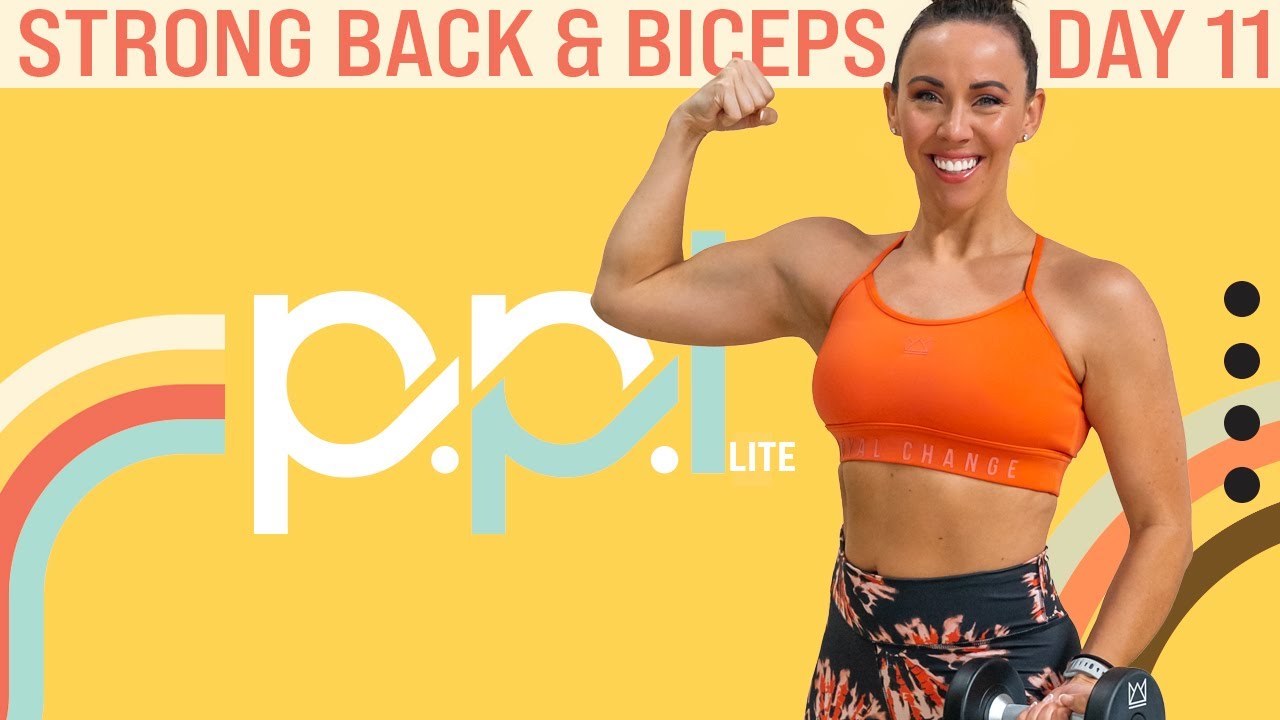 40 Minute Strong Back and Biceps Workout | PPL - Day 11