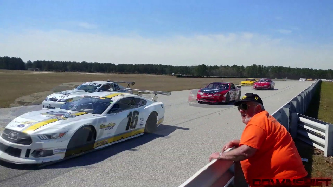 Grid Starts from Flag Podium at CMP  (GTA/GT2/GT3/ITS)