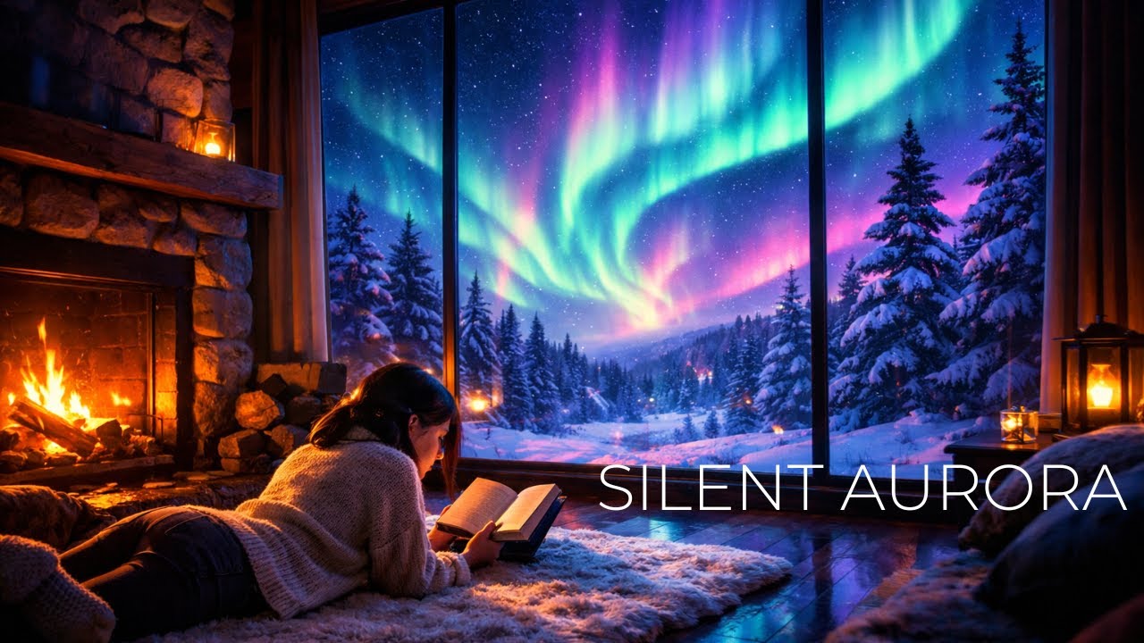Observer — Silent Aurora | Cozy Winter Night Ambience | Deep Chill Music