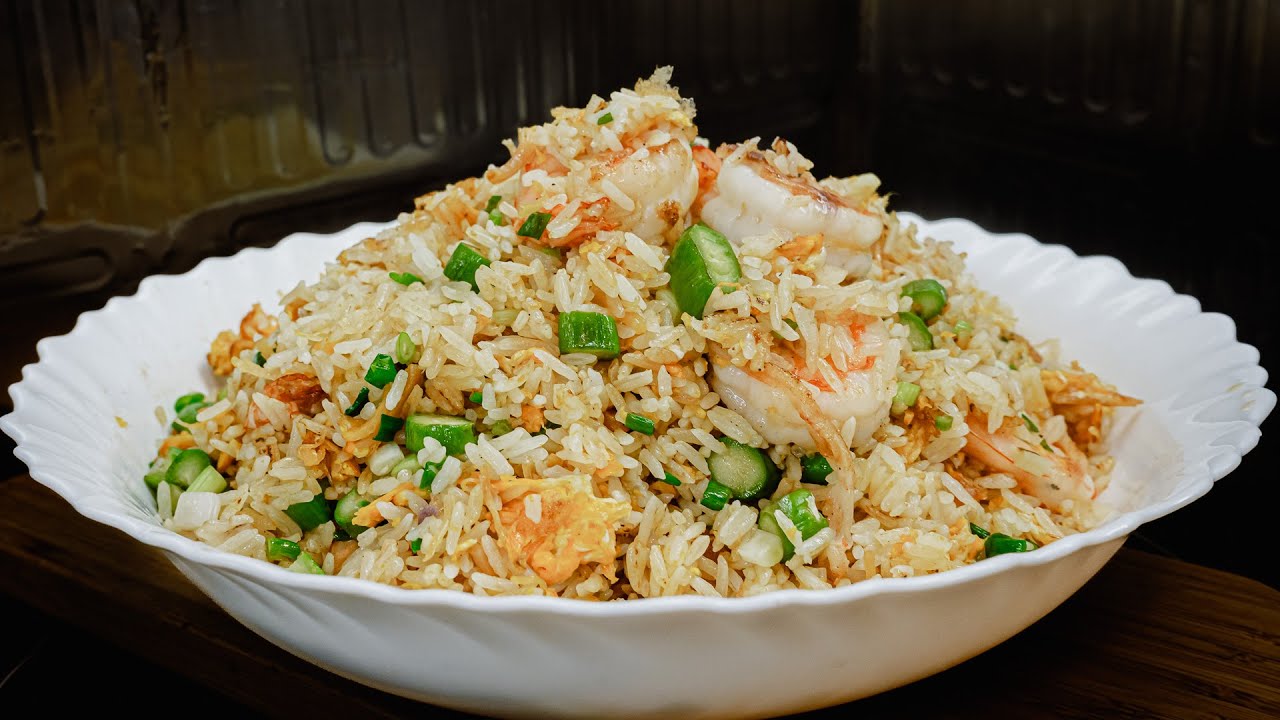 廣東話影片｜瑤柱蝦仁炒飯｜炒飯可富貴可簡單，丰儉由人，但萬變不離其宗，製作並不複雜。