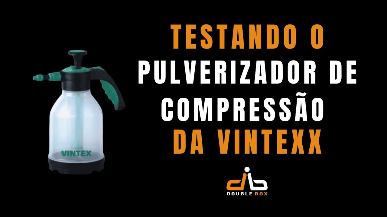 Testamos o lançamento da vintex, borrifador de compressor manual, olha que surpreendeu o resultado