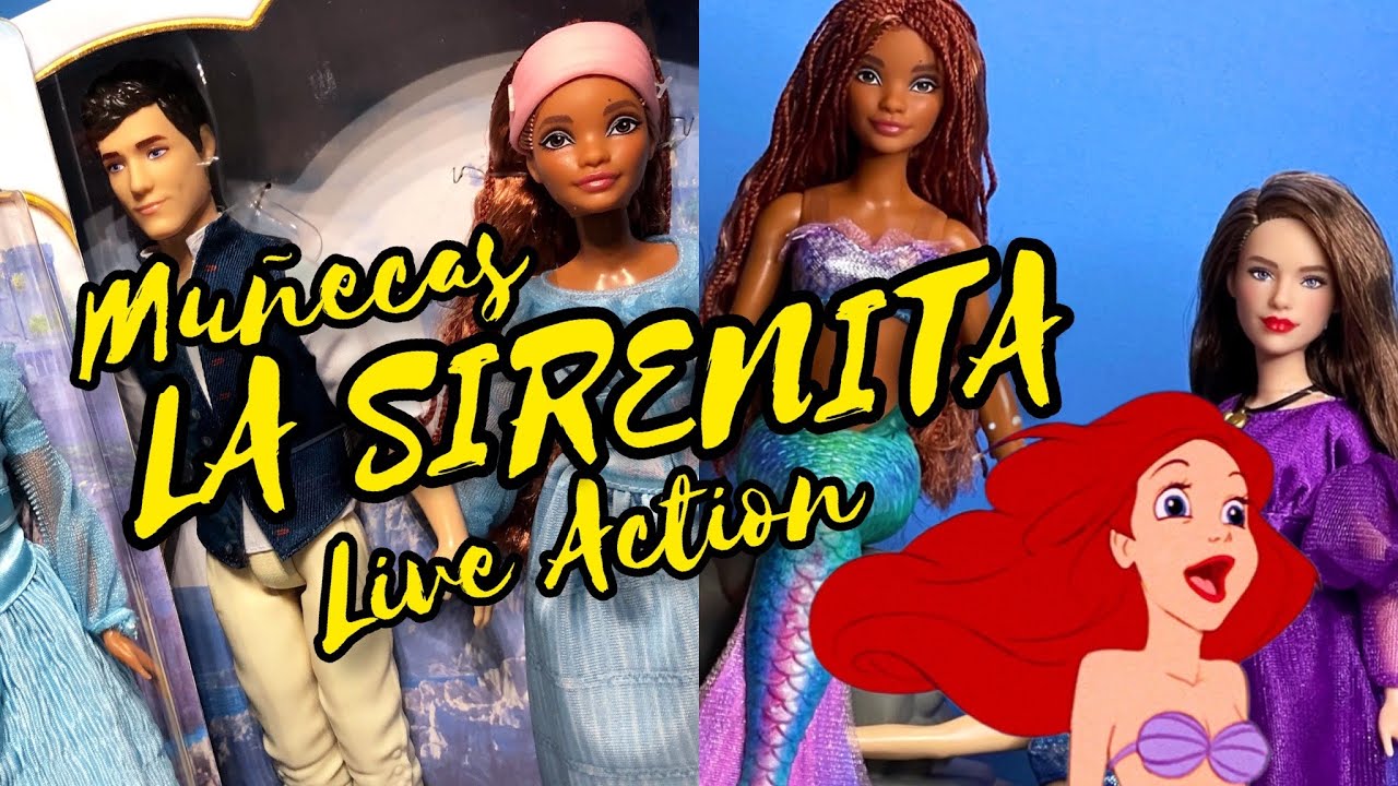 Muñecas LA SIRENITA Live Action 2023 | Ariel, Vanessa, Eric, y más!
