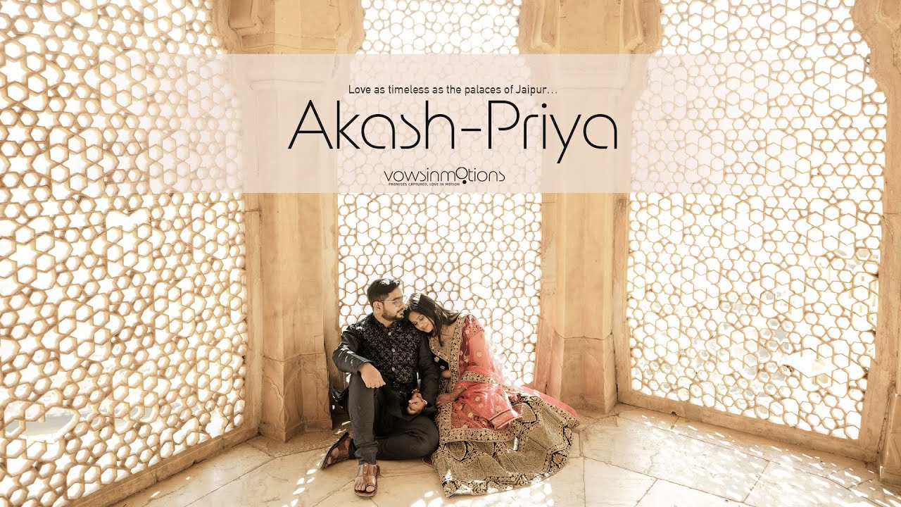 Best New Cinematic Jaipur PreWedding Film 2025 | Akash & Priya | Ishq He | VowsInMotions