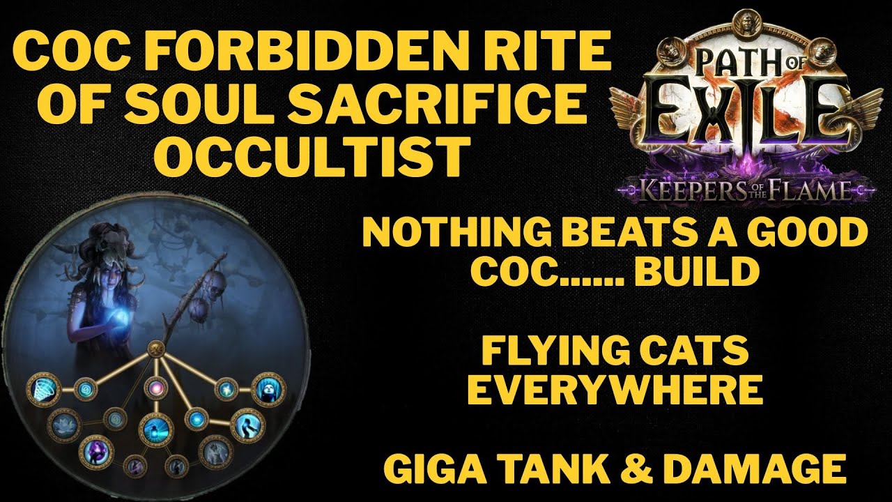 POE 3.27 COC Forbidden Rite of Soul Sacrifice Occultist (COC FROSS)