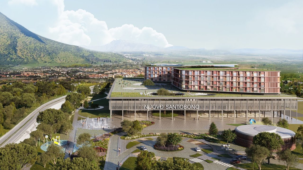 Presentación del Nuovo Santobono de Nápoles: el hospital pediátrico más grande de Italia - PINEARQ