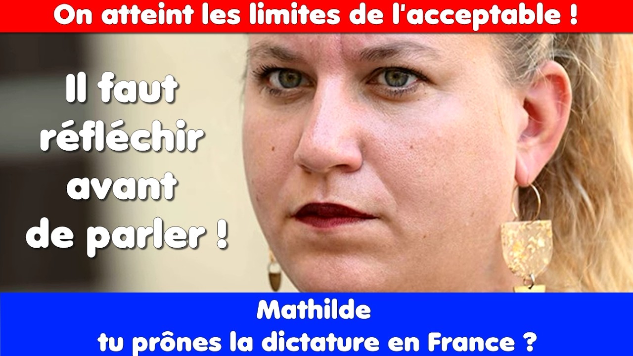 Mathilde Panot déraillage inquiétant pour l'avenir de la France !