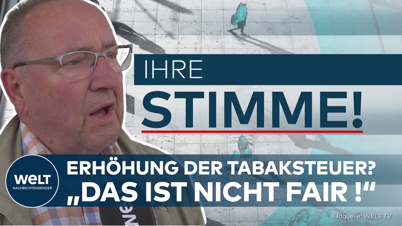 TABAKSTEUER ERH&Ouml;HUNG? Kaum Einigkeit &ndash; Meinungen liegen weit auseinander| Ihre Stimme