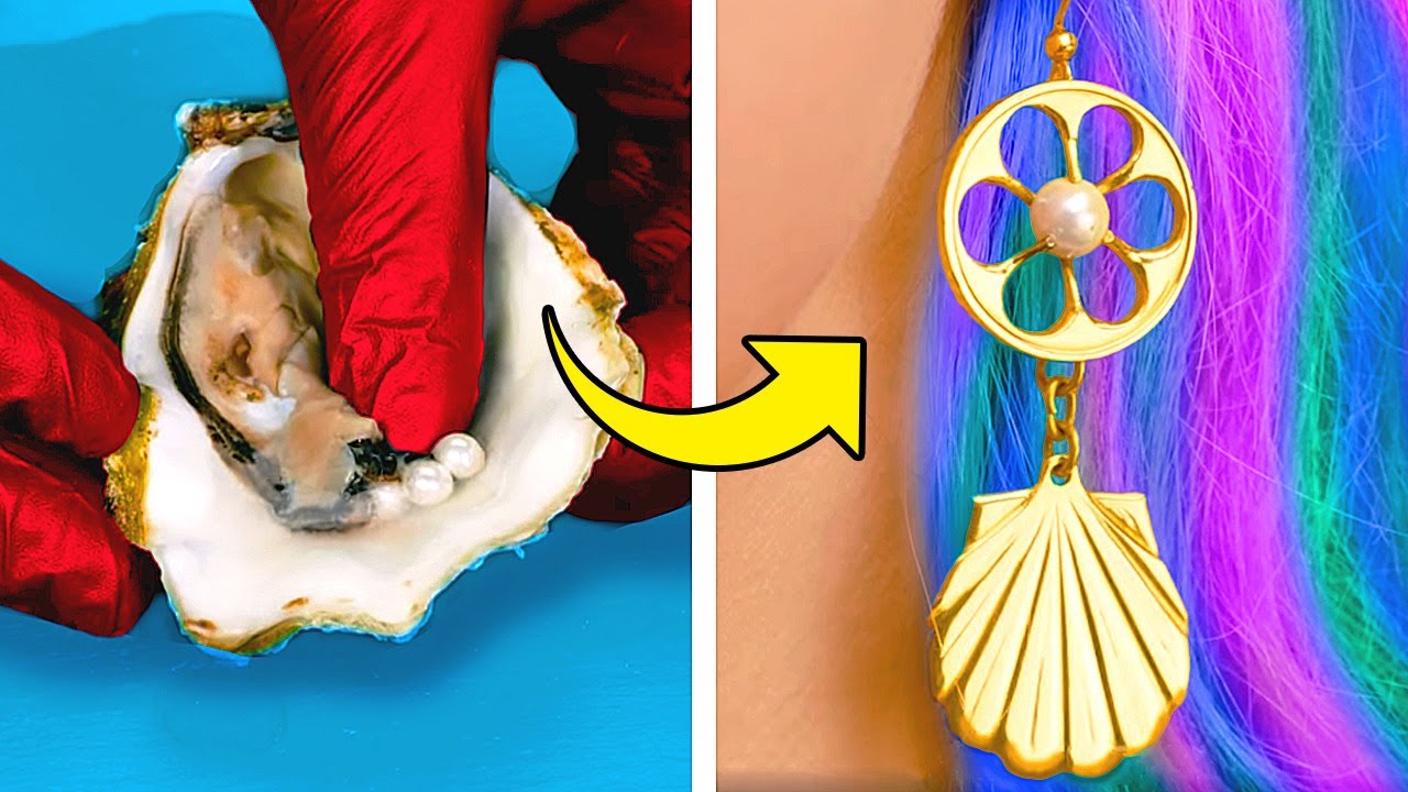 MAKING EARRINGS FROM PEARL AND COINS || AWESOME JEWELRY IDEAS