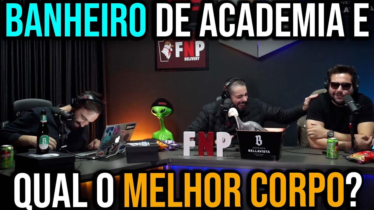 Banheiro de ACADEMIA e qual o MELHOR CORPO de n&oacute;s QU4TROOOO?