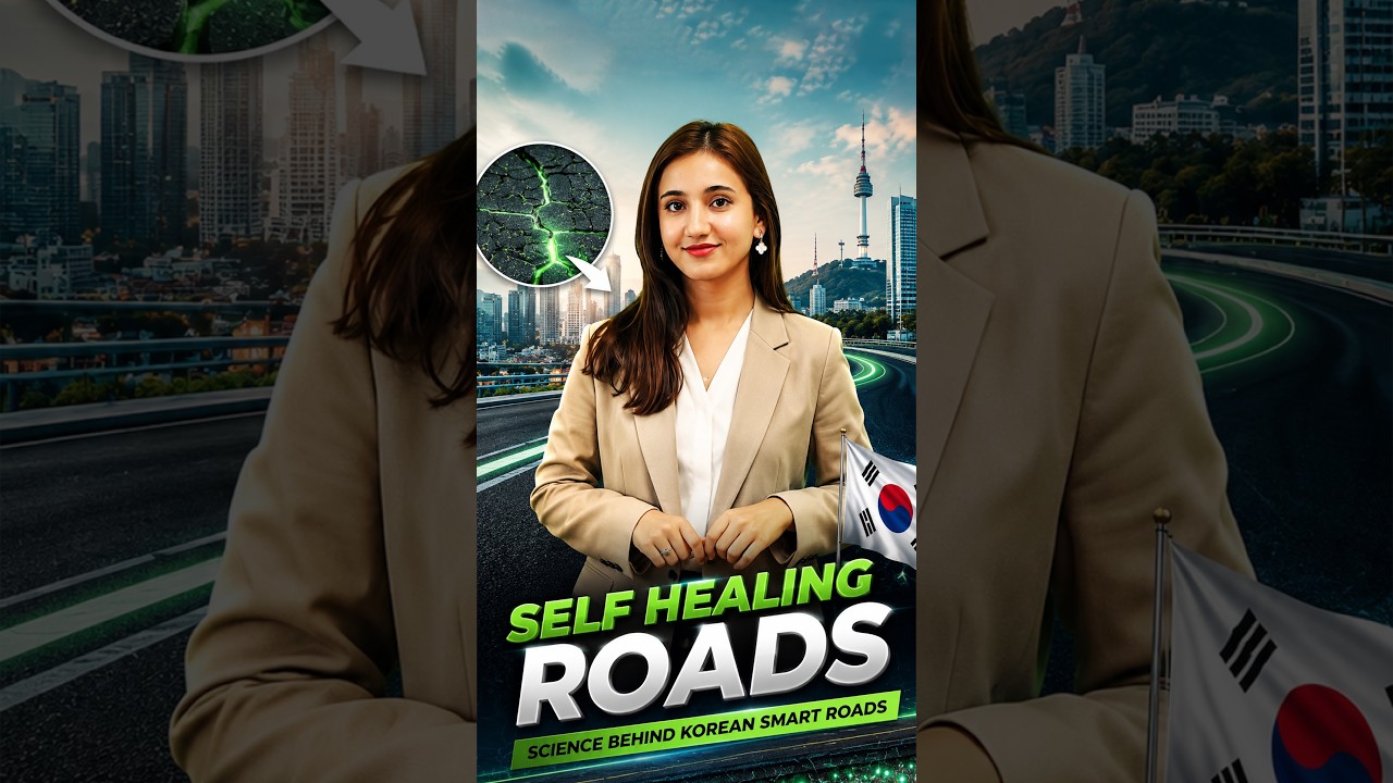 Self Healing Roads | Science Behind Korean Smart Roads