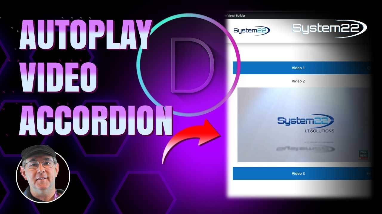 Divi Theme AUTOPLAY Video Accordion 👈👈👈