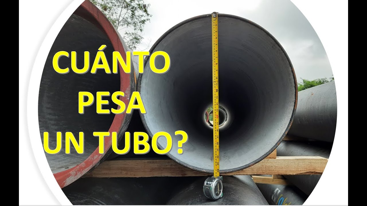 COMO CALCULAR EL PESO DE UN TUBO 🟢